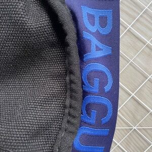 Baggu cotton canvas pouch, black